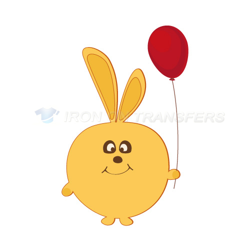 Rabbit Iron-on Stickers (Heat Transfers)NO.8932